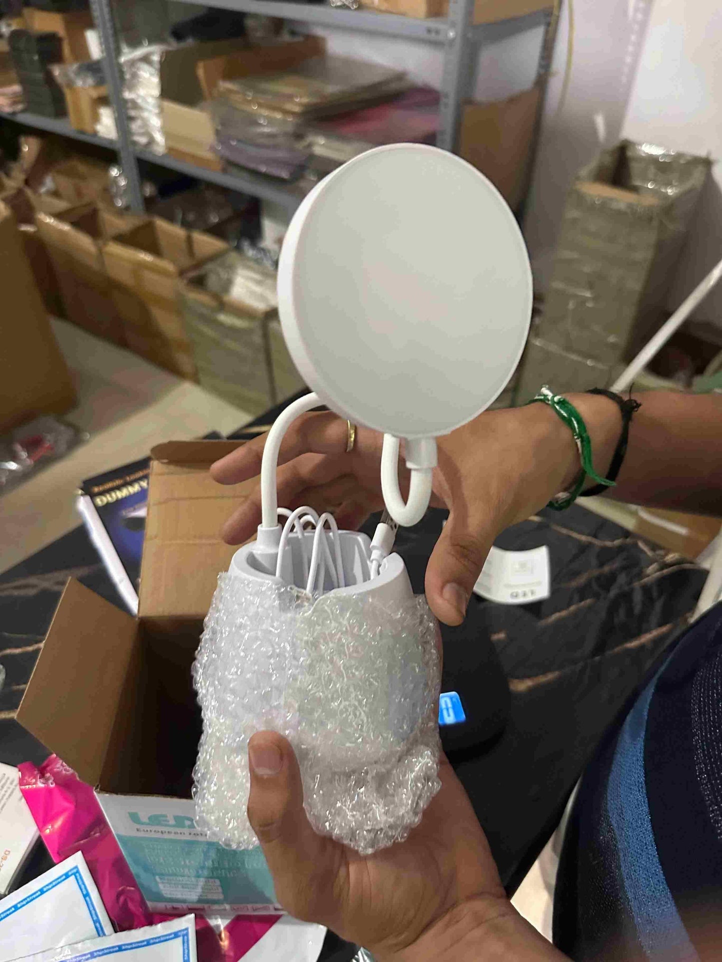 LED Study Table with Pen Holder