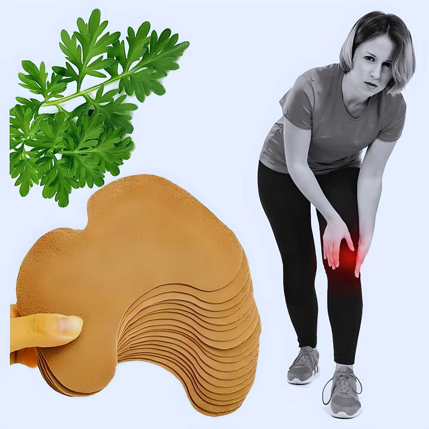 Herbal Knee Pain Relief Patches (Pack of 12/24)