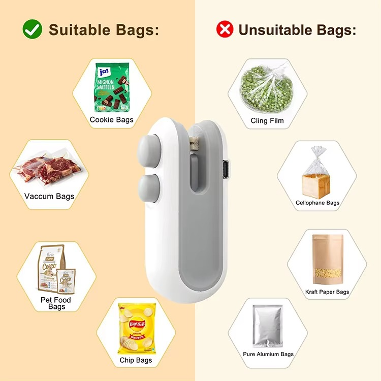 Portable Mini Sealing Machine 2 in 1