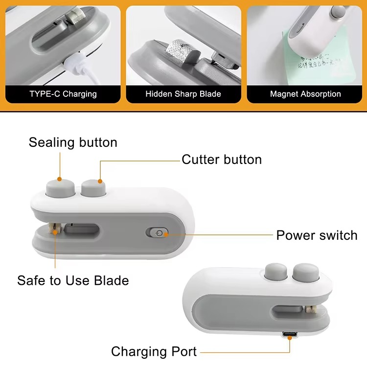 Portable Mini Sealing Machine 2 in 1